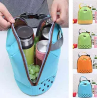 Портативная охлаждающая тотация изолированная холста мешок для ланча термил -пикник Bento Lunch Bags Bolsa Termica Y2205241214029