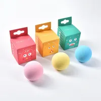 Toys Smart Cat Ball Catnip Cat Training jouet chaton Squeaky Supplies Products Toy I0216