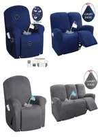 Campa de cadeira Camurça reclinável Sofá Cover Allinclusive Massage Deck Lazy Boy Lounge Lounge Single Couch Slipcover Armchair2901344