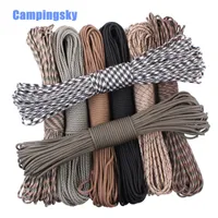 Climbing Ropes CAMPINGSKY Paracord 550 Parachute Rope 7 Core Strand 100FT paracord For Camping 230216