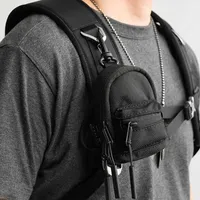 Portafogli giapponese cambio chiave di cambio borsetta ultralight borse da esterno mini zaino maschi con cerniera tasca