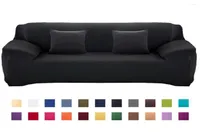 Cubiertas de silla 22 colores para elección de la elección Solid Color Cover Stretch Shead Couch Funtere All Warp Toalla Slip -Slipcovers4035507