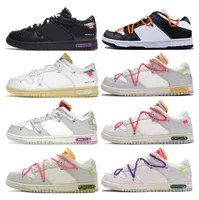 SBDUNK Dise￱ador Ow Men Mujeres Running Sports Shoes No.1-50 LOT THE OFFS WHITE SB DUNKS Low Skate University Blue Fragment Platform Fainters Sweakers 36-45