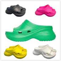 Pool Croc Slide Sandale Femmes pour hommes Sandales Sandales Slipper Croos Slides Beach Shoes Outdoors baskets intérieures Slip-on Noir blanc rose rose vert jaune