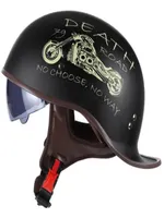 Motorcycle Helmet Half Face Vintage Retro German Scooter Safety Protection Gear Casco Moto Motorbike Crash Helmets78945275553916