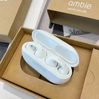 2023 New Ambie Sound Earcuffs 귀 뼈 Bluetooth 이어폰 전도 이어링 유형 무선 유서형 드롭 컨칭