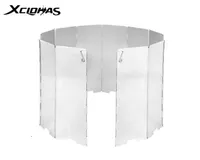Camp Kitchen 8 9 10 12 14 16 Plates Gas Stove Wind Shield Outdoor Camping Picnic Cooking proof Screen Aluminum Alloy 2301106509132