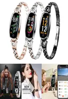 Novo estilo Smart H8 Women Women Bracelet Watch Ladies Jewelry Freq￼￪ncia de beb￪ Sleep Monitor Ped￴metro Presente para amante menina com 2021478