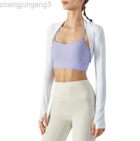 Veste de designer alos yoga automne nouveau costume de yoga lâche et respirant à manches longues pour les femmes qui courent le costume de fitness sportif 23gg 23gg