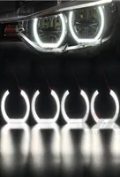 Diğer Aydınlatma Sistemi E46 2Doors Coupe Dönüştürülebilir Modeller LED Melek Göz Markeri Halo Halkaları DRL 3D Beyaz 20042006 318CI 320CI 9423271