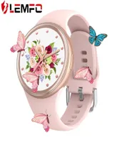 Lemfo j2 femmes Smartwatch HD ￩cran tactile complet ip68 ￩tanche de la montre de bricolage ￩tanche 15 jours en veille intelligente
