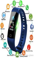 100pcs y5 Smart Watch Blood Oxygen Freq￼￪ncia card￭aca Monitor rastreador de fitness smartwatch skatch esportes de esportes de esportes smart para iphone8549968