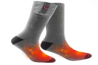 Sports Socks 37V Winter Unisex Heated With Electric Rechargeable Battery Skiing Hiking Travel Washable1812213