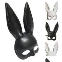 Maski imprezowe Maska królicza moda masy wielkanocne króliczka króliczka wysokość długiej 36 cm na urodziny kostium na Halloween Drop dostawa home gard dhqaz
