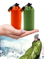 Outdoor Gadgets Waterproof Lightweight Thermal Emergency Sleeping Bag Bivy Sack Survival Blanket CampingHiking Activities Equipmen1460513