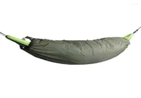 Slaapzakken Buiten thermische tas deksel draagbare hangmat isolatie met ritselastisch touw 200 75cm voor camping vissen7694985