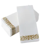 Table Serviette 50 Einweghandtücher Weiche und absorbierende Leinenfeelpapier langlebiger dekorativer Badezimmer -Servietten gut für KITC5884628