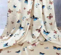 Soft Peach and Black Pansy Printed Tulle Stretch Fabric for Dress Shirts by the Meter 150cm Width 2107029455702