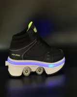 Teenager Student Adult Flying Roller Sneakers Skates Skating Heelys Quad 4 Wheels Flashing Convertible Led USB Charging Lovely Inl6866145
