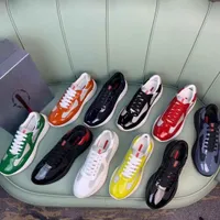 NEU Casual Shoes American Cup Prax 01 Sneakers weiche Gummifahrrad Stoff Kollision Farbe Sneaker M￤nner Daddy Schuhe weich bequemer atmungsaktiver Sto￟d￤mpfung