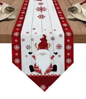 Table Runner Christmas Snowflake Gnome Runners Coffee Decor Kitchen Cover Printed Feastival cloth Placemats 2210264705206
