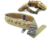Wargame Tactical Army Militar Equipment Nylon Molle Waist Belt Combat Battle Training Waistband Support Universal262Q9338447