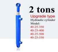 Power Tool Sets 350550mm Strokes Upgraded ChromePlated Hydraulic Cylinder Small Bidirectional Lifting Tools 2 Tonnage6813617