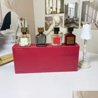 Solido profumo maschion baccarat 540 per set regalo 4pics x30ml rouge extrait de parfum uomini donne fragranze odore di lunga durata con scatola dhuw8