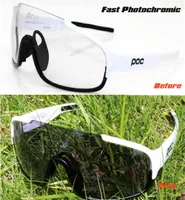Óculos de sol Poc Pochromic Cyclings homens homens esportes mtb Mountain Road Bike Eyewear UV400 Proteção Bicicleta óculos 2205273420213