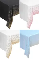 Tischtuch Einweg -Tabellen für Rechtecktische Tücher Decke Dotted Confetti Housewarming Partys Hochzeit Brautdusche b9650956