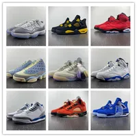 Chaussures de basket-ball 5S 4S 11S 13S Cat noir Midnight Navy Men Trainers Sports Sneakers Qualit￩ avec bo￮te Femmes Taille 4-14