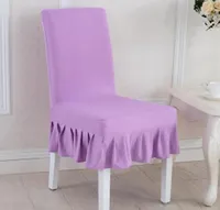 Крышки кресла с твердым цветом Spandex Stretch Restaurant El Coverings Wedding5382111