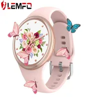 Lemfo J2 Women Smartwatch HD Scran tactile complet IP68 IP68 Diy Watch Face 15 jours Smart Watch Femmes Android iOS5313316