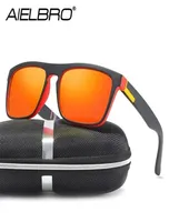 Outdoor Eyewear AIELBRO Polarized Cycling Sunglasses Goggle Men039s Glasses High Quality gafas ciclismo hombre 2210318295046
