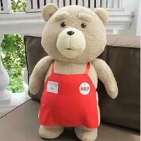46см фильм Ted Bear Plush Toys мягкая фаршированная кукла Teddy Bears Kids Gift197Z