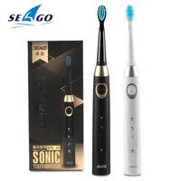 Seago Electric Toothbrush 충전식 전자 칫솔 자동 소닉 칫솔 치과 치료 성인 전기 치아 브러시 C182206