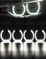 نظام الإضاءة الآخر E46 2Doors Coupe طرازات قابلة للتحويل LED LED Angel Eyes Marker Halo Rings DRL 3D White for 20042006 318CI 320CI 1020012