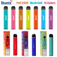 Blumist 5000 Puff 5000 Tek Kullanımlık Vape E Sigara 650mAh Pil 12ml Ön Doldurulmuş Örgü Bobin Cigarrillos Desechables Filex Max