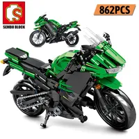 SEMBO Creator City Off-road Motorbike Model Building Blocks Technic Racing Car Motorcycle Educational Gifts Toys For Children LJ20249w