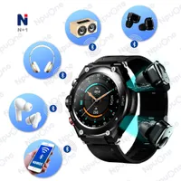 OEM ODM Producent SDK Smartwatch 2022 Hot Wireless TWS EarchePhone 2 w 1 Men Smart Watch z wkładkami dousznymi