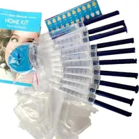 6 10 PCS Kit de gel de peróxido nuevo Equipo dental de belleza de luz fría blanqueamiento de dientes blancos brillantes con LED214Y