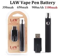 Law Preheating VV Battery Charger Kit 350 650 1100mAh PreHeat O Pen Bud Touch Variable Voltage Vape Battery For Thick Oil Atomizers Cartridges