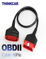 Universal 16 Pin OBD2 Male To Female Extension Cable 60cm Length Thinkdiag Car Diagnostic Extended Connector OBD 2 Cord Tools6175493