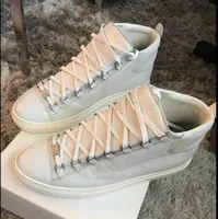 Sapatos casuais de novo masculino Classic Genuine Leather feminina Arena Runner Sneakers Sneakers White Masculino Hom