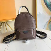 designer Top quality mini backpack canvas school bags fashion women rucksack genuine leather shoulder bag female knapsack tote