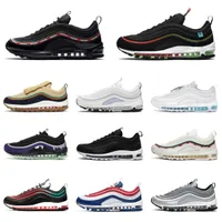2023 Classic 97 Sean Wotherspoon 97S Herr Running Shoes Vapores Triple White Black Golf NRG Lucky and Good Mschf X Inri Jesus Celestial Men Women Trainer Sneakers S16