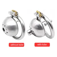 yutong CHASTE BIRD 304 stainless steel Male Chastity Device Super Small Short Cock Cage with Stealth lock Ring Toy A2692352