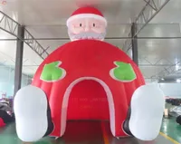 Dostawa Outdoor Active Giant Inflatible Santa Claus Dome Tement Tennes na Boże Narodzenie 9437241
