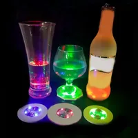 LED Lumious Bottle Bottle Stickers Rodowce światła zasilane bateryjnie Party LED Drink Cup Mat Dekle Festival Nightclub BAR Wazon Lights BB0218