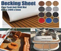 Parts 600x2400x5mm EVA Foam Faux Teak Boat Deck Mat Brown Decking Sheet Yacht Flooring Anti Skid Self Adhesive Vehicle PadATV ATVA1861485